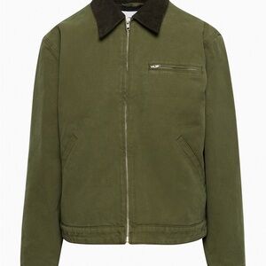 Aritzia TNA Dale Barn Jacket -  Olive Green Jacket